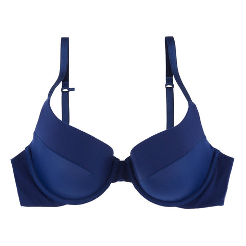 C&A Navy Blue Full Coverage Padded Bra Size 80C, NEW